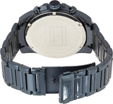 Buy Shop Tommy Hilfiger Decker Chronograph Blue Dial Blue Steel Strap Watch for Men - 1791560 USA Online