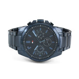 Buy Shop Tommy Hilfiger Decker Chronograph Blue Dial Blue Steel Strap Watch for Men - 1791560 USA Online