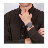 Buy Shop Tommy Hilfiger Decker Grey Dial Brown Leather Strap Watch for Men - 1791562 USA Online
