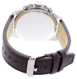 Buy Shop Tommy Hilfiger Decker Grey Dial Brown Leather Strap Watch for Men - 1791562 USA Online