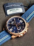 Buy Shop Tommy Hilfiger Decker Multifunction Blue Dial Blue Rubber Strap Watch for Men - 1791474 USA Online