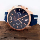 Buy Shop Tommy Hilfiger Decker Multifunction Blue Dial Blue Rubber Strap Watch for Men - 1791474 USA Online