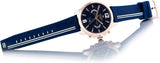 Buy Shop Tommy Hilfiger Decker Multifunction Blue Dial Blue Rubber Strap Watch for Men - 1791474 USA Online