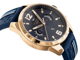 Buy Shop Tommy Hilfiger Decker Multifunction Blue Dial Blue Rubber Strap Watch for Men - 1791474 USA Online