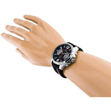 Buy Shop Tommy Hilfiger Decker Quartz Black Dial Black Rubber Strap Watch for Men - 1791473 USA Online
