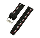 Buy Shop Tommy Hilfiger Decker Quartz Black Dial Black Rubber Strap Watch for Men - 1791473 USA Online