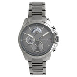 Buy Shop Tommy Hilfiger Decker Quartz Black Dial Black Steel Strap Watch for Men - 1791347 USA Online