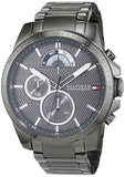 Buy Shop Tommy Hilfiger Decker Quartz Black Dial Black Steel Strap Watch for Men - 1791347 USA Online