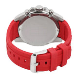 Buy Shop Tommy Hilfiger Decker Quartz Black Dial Red Rubber Strap Watch for Men - 1791351 USA Online