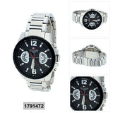 Buy Shop Tommy Hilfiger Decker Quartz Black Dial Silver Steel Strap Watch for Men - 1791472 USA Online