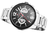 Buy Shop Tommy Hilfiger Decker Quartz Black Dial Silver Steel Strap Watch for Men - 1791472 USA Online