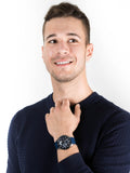 Buy Shop Tommy Hilfiger Decker Quartz Blue Dial Blue Rubber Strap Watch for Men - 1791350 USA Online