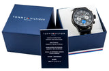 Buy Shop Tommy Hilfiger Decker Quartz Blue Dial Blue Rubber Strap Watch for Men - 1791350 USA Online