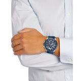 Buy Shop Tommy Hilfiger Decker Quartz Blue Dial Blue Rubber Strap Watch for Men - 1791350 USA Online