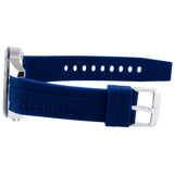 Buy Shop Tommy Hilfiger Decker Quartz Blue Dial Blue Rubber Strap Watch for Men - 1791350 USA Online