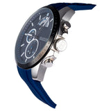 Buy Shop Tommy Hilfiger Decker Quartz Blue Dial Blue Rubber Strap Watch for Men - 1791350 USA Online