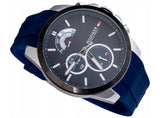 Buy Shop Tommy Hilfiger Decker Quartz Blue Dial Blue Rubber Strap Watch for Men - 1791350 USA Online
