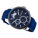 Buy Shop Tommy Hilfiger Decker Quartz Blue Dial Blue Rubber Strap Watch for Men - 1791350 USA Online