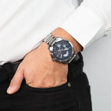 Buy Shop Tommy Hilfiger Decker Quartz Blue Dial Silver Steel Strap Watch for Men - 1791348 USA Online