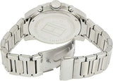 Buy Shop Tommy Hilfiger Decker Quartz Blue Dial Silver Steel Strap Watch for Men - 1791348 USA Online