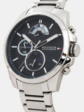 Buy Shop Tommy Hilfiger Decker Quartz Blue Dial Silver Steel Strap Watch for Men - 1791348 USA Online