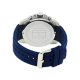Buy Shop Tommy Hilfiger Decker Quartz White Dial Blue Rubber Strap Watch for Men - 1791349 USA Online