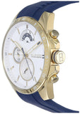 Buy Shop Tommy Hilfiger Decker White Dial Blue Rubber Strap Watch for Men - 1791353 USA Online