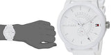 Buy Shop Tommy Hilfiger Denim Analog White Dial White Rubber Strap Watch for Men - 1791481 USA Online