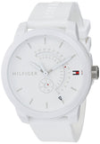 Buy Shop Tommy Hilfiger Denim Analog White Dial White Rubber Strap Watch for Men - 1791481 USA Online