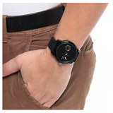 Buy Shop Tommy Hilfiger Denim Black Dial Black Rubber Strap Watch for Men - 1791326 USA Online
