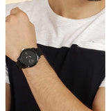 Buy Shop Tommy Hilfiger Denim Black Dial Black Rubber Strap Watch for Men - 1791326 USA Online