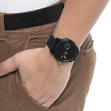 Buy Shop Tommy Hilfiger Denim Black Dial Black Rubber Strap Watch for Men - 1791326 USA Online