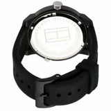 Buy Shop Tommy Hilfiger Denim Black Dial Black Rubber Strap Watch for Men - 1791326 USA Online
