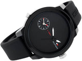 Buy Shop Tommy Hilfiger Denim Black Dial Black Rubber Strap Watch for Men - 1791326 USA Online