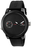 Buy Shop Tommy Hilfiger Denim Black Dial Black Rubber Strap Watch for Men - 1791326 USA Online
