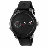 Buy Shop Tommy Hilfiger Denim Black Dial Black Rubber Strap Watch for Men - 1791326 USA Online