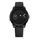 Buy Shop Tommy Hilfiger Denim Black Dial Black Rubber Strap Watch for Men - 1791326 USA Online
