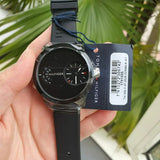 Buy Shop Tommy Hilfiger Denim Black Dial Black Rubber Strap Watch for Men - 1791555 USA Online