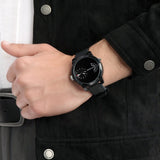 Buy Shop Tommy Hilfiger Denim Black Dial Black Rubber Strap Watch for Men - 1791555 USA Online