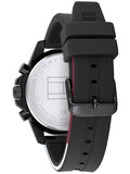 Buy Shop Tommy Hilfiger Denim Black Dial Black Rubber Strap Watch for Men - 1791555 USA Online