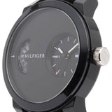 Buy Shop Tommy Hilfiger Denim Black Dial Black Rubber Strap Watch for Men - 1791555 USA Online