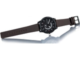 Buy Shop Tommy Hilfiger Denim Black Dial Brown Leather Strap Watch for Men - 1791478 USA Online