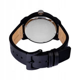 Buy Shop Tommy Hilfiger Denim Quartz Black Dial Black Leather Strap Watch for Men - 1791479 USA Online