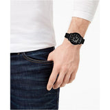 Buy Shop Tommy Hilfiger Denim Quartz Black Dial Black Rubber Strap Watch for Men - 1791483 USA Online