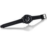 Buy Shop Tommy Hilfiger Denim Quartz Black Dial Black Rubber Strap Watch for Men - 1791483 USA Online