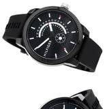 Buy Shop Tommy Hilfiger Denim Quartz Black Dial Black Rubber Strap Watch for Men - 1791483 USA Online