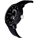 Buy Shop Tommy Hilfiger Denim Quartz Black Dial Black Rubber Strap Watch for Men - 1791483 USA Online