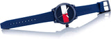 Buy Shop Tommy Hilfiger Denim Quartz Blue Dial Blue Rubber Strap Watch for Men - 1791322 USA Online