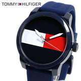 Buy Shop Tommy Hilfiger Denim Quartz Blue Dial Blue Rubber Strap Watch for Men - 1791322 USA Online