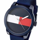 Buy Shop Tommy Hilfiger Denim Quartz Blue Dial Blue Rubber Strap Watch for Men - 1791322 USA Online